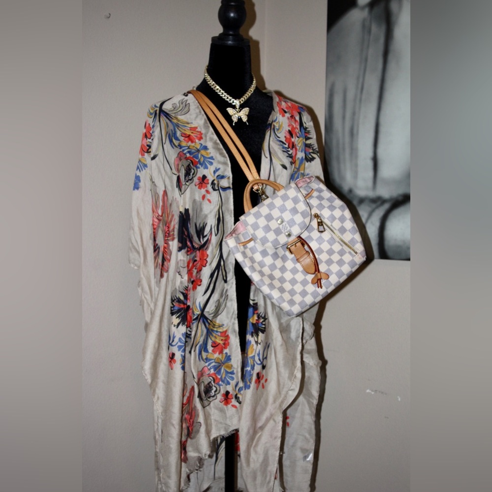Woven Heart Shawl/Cardigan